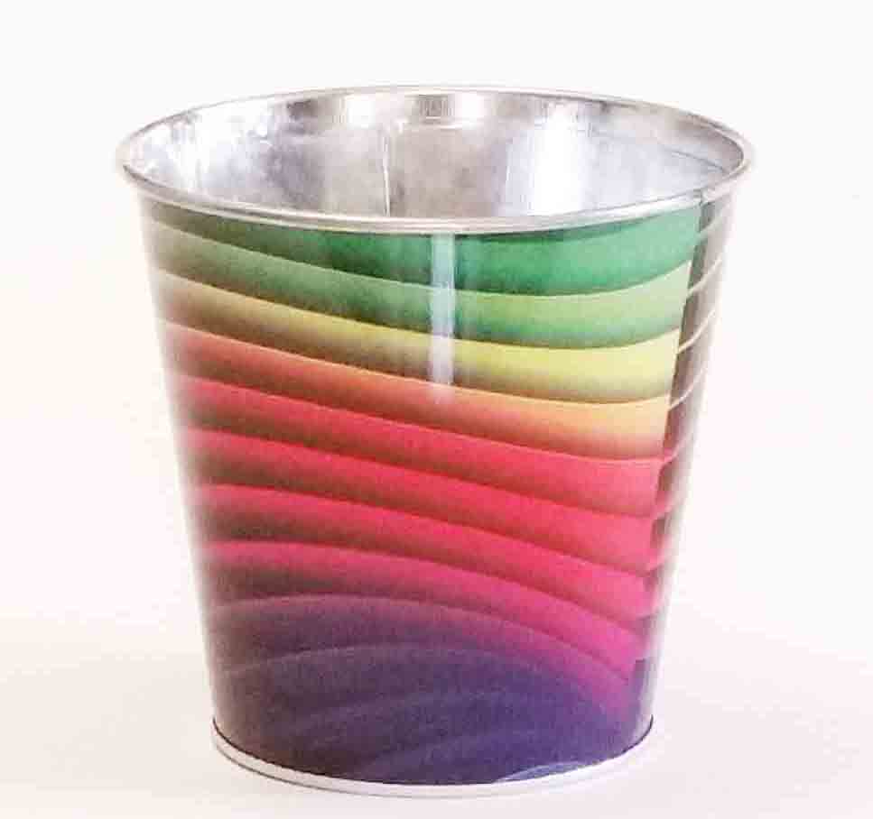 M4 - 4.5" Metal Pot with Liner - 2.95 ea, 2.75/48