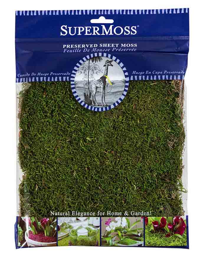 1513 - Preserved Sheet Moss - 16 oz bag - 31.25 bag