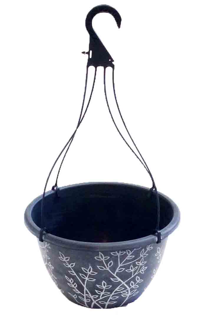 662 - 12" Hanging Planter with Drainage Holes - 4.95 ea