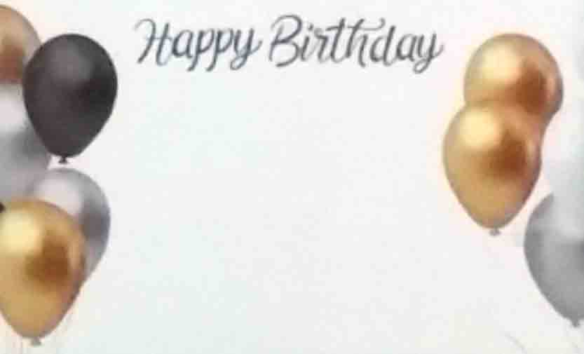 AC5178 - Happy Birthday - 2.45 pkg, 2.25/10