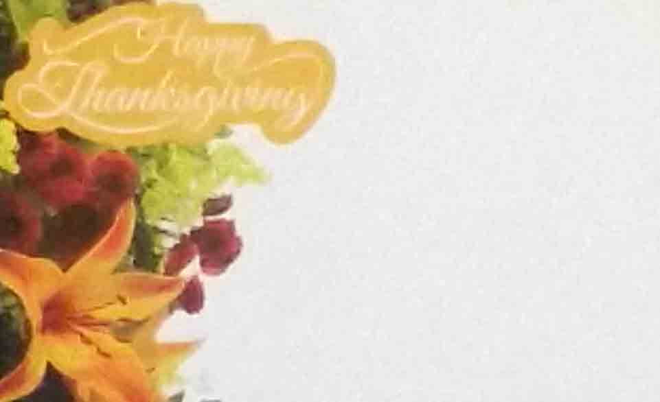 AC5122 - Happy Thanksgiving - 2.45 pkg, 2.25/10