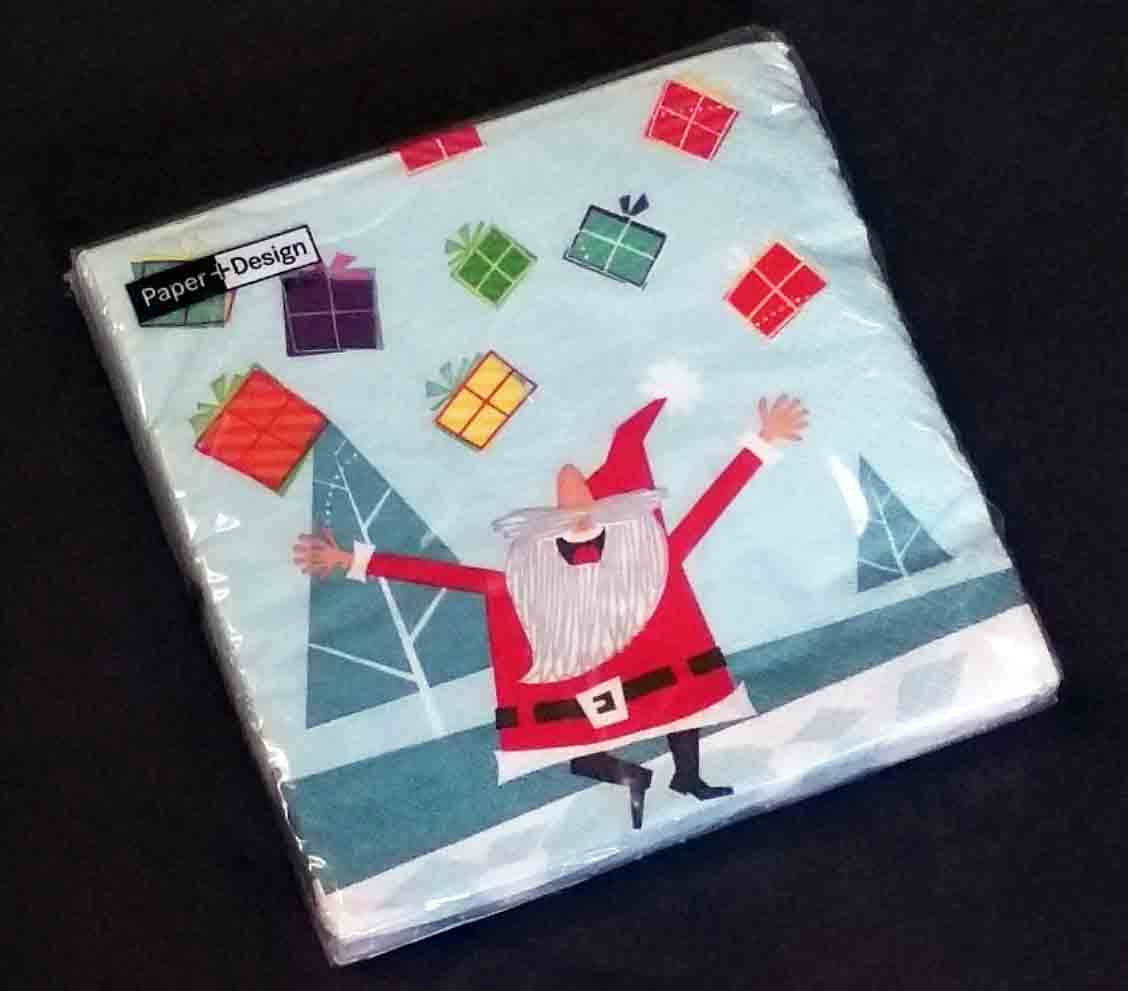 XSN - Santa Napkins 13" x 13" - Pack of 20 - 1.50 pk