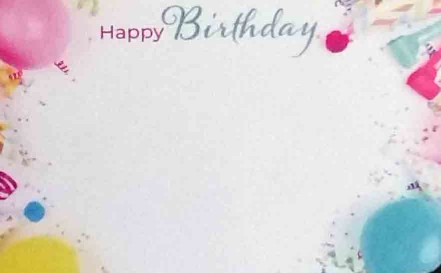 SP0705 - Happy Birthday - 2.45 pkg, 2.25/10