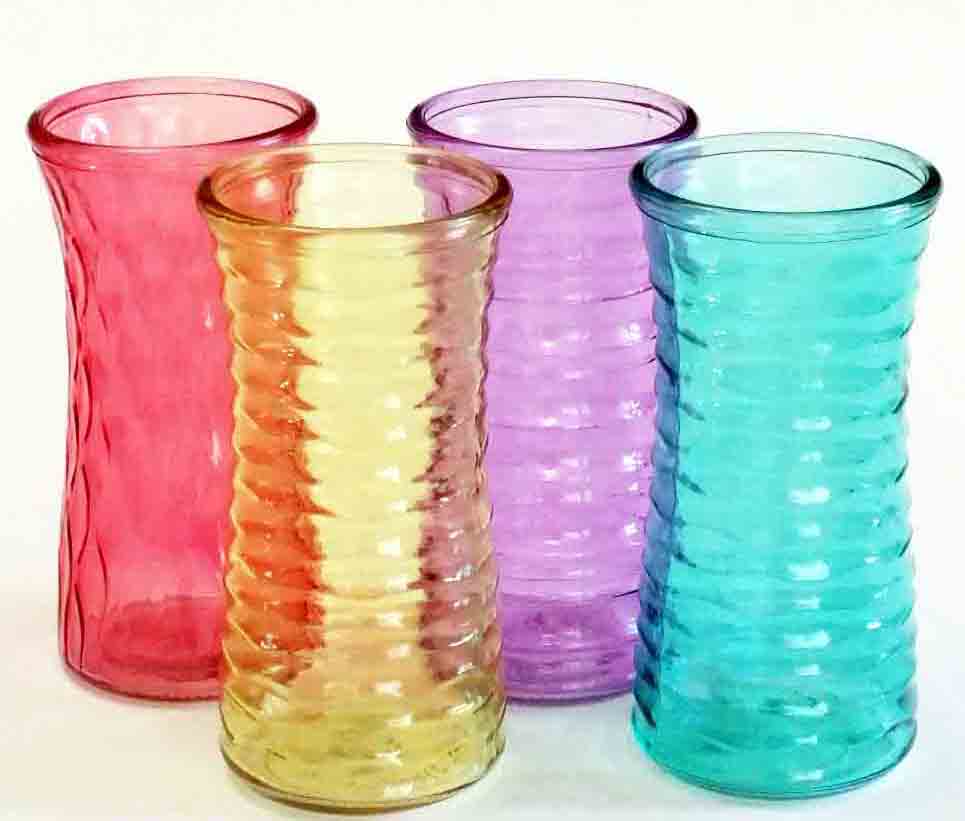 GC973- 9.75" Lollipop Rose Vase Assortment - 7.45 ea, 6.95/12