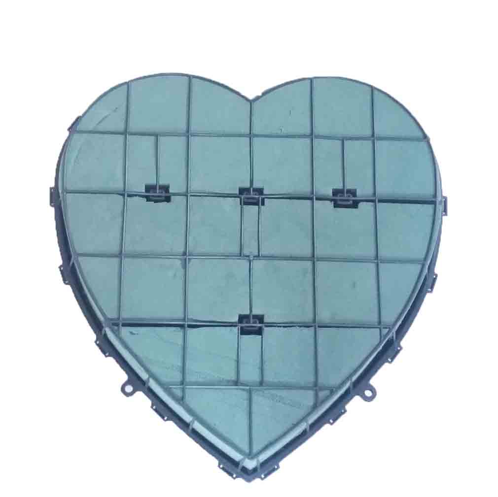 12SSH - 12" Solid Foam Heart - 24.75