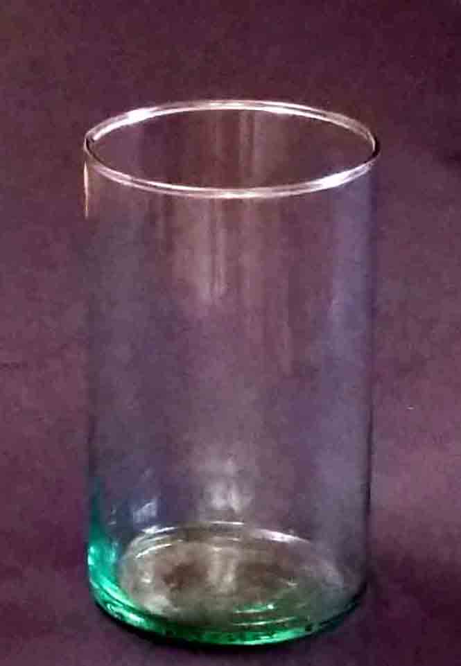 GL885 - 6" Green Tint Cylinder Vase - 5.75 ea, 5.45/12