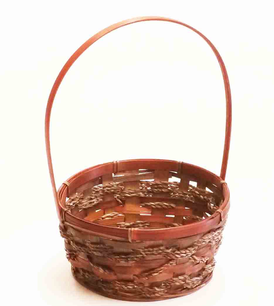 1826 - 8" Copper Basket with Liner - 5.65 ea, 5.35/48