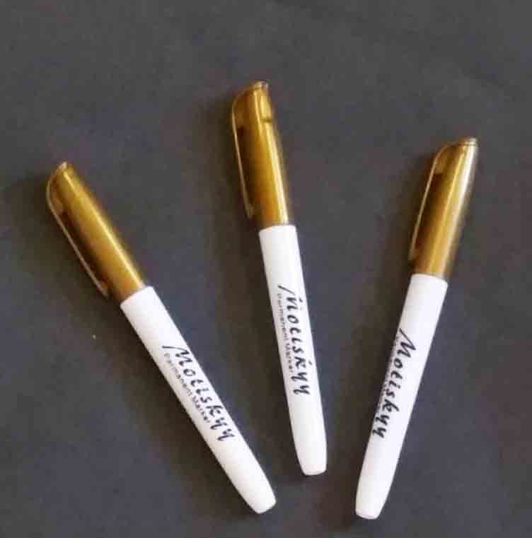 GM - Motiskyy Gold Metallic Markers - 1.45 ea, 12 or more 1.25 ea