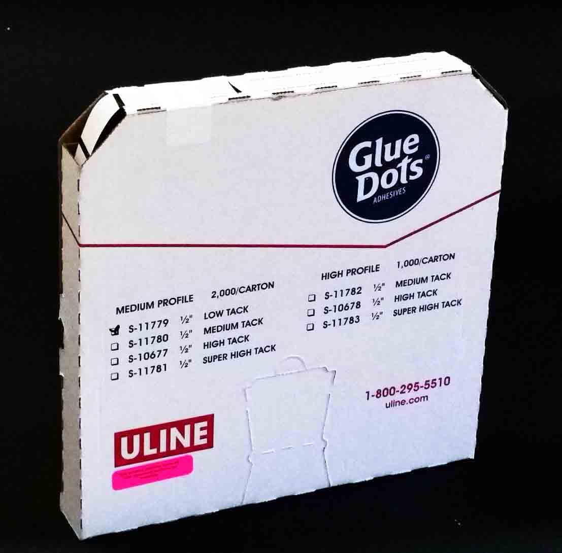 Glue Dots - 1/2, High Profile, High Tack S-10678 - Uline