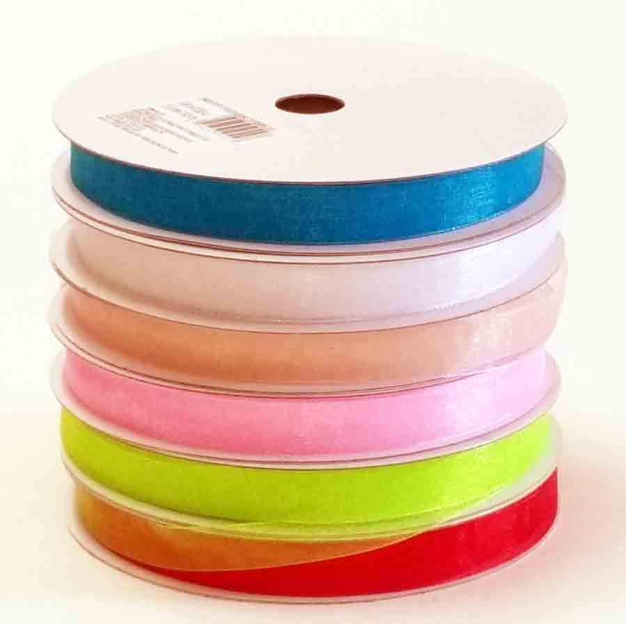 2783 - 5/8" x 100 yds Sheer Chiffon - 8.25 bolt