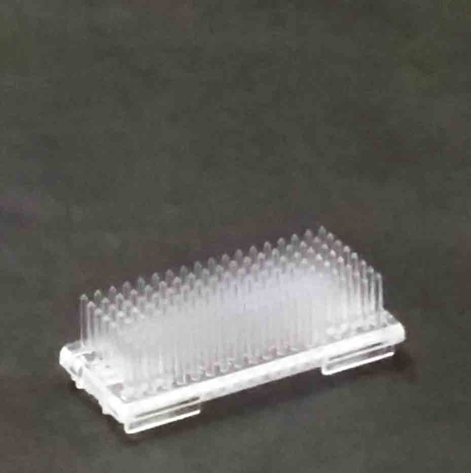 1103 - Clear Rectangular Frog Pin 1.9" x 1.25" - 7.70 ea, 7.45/10