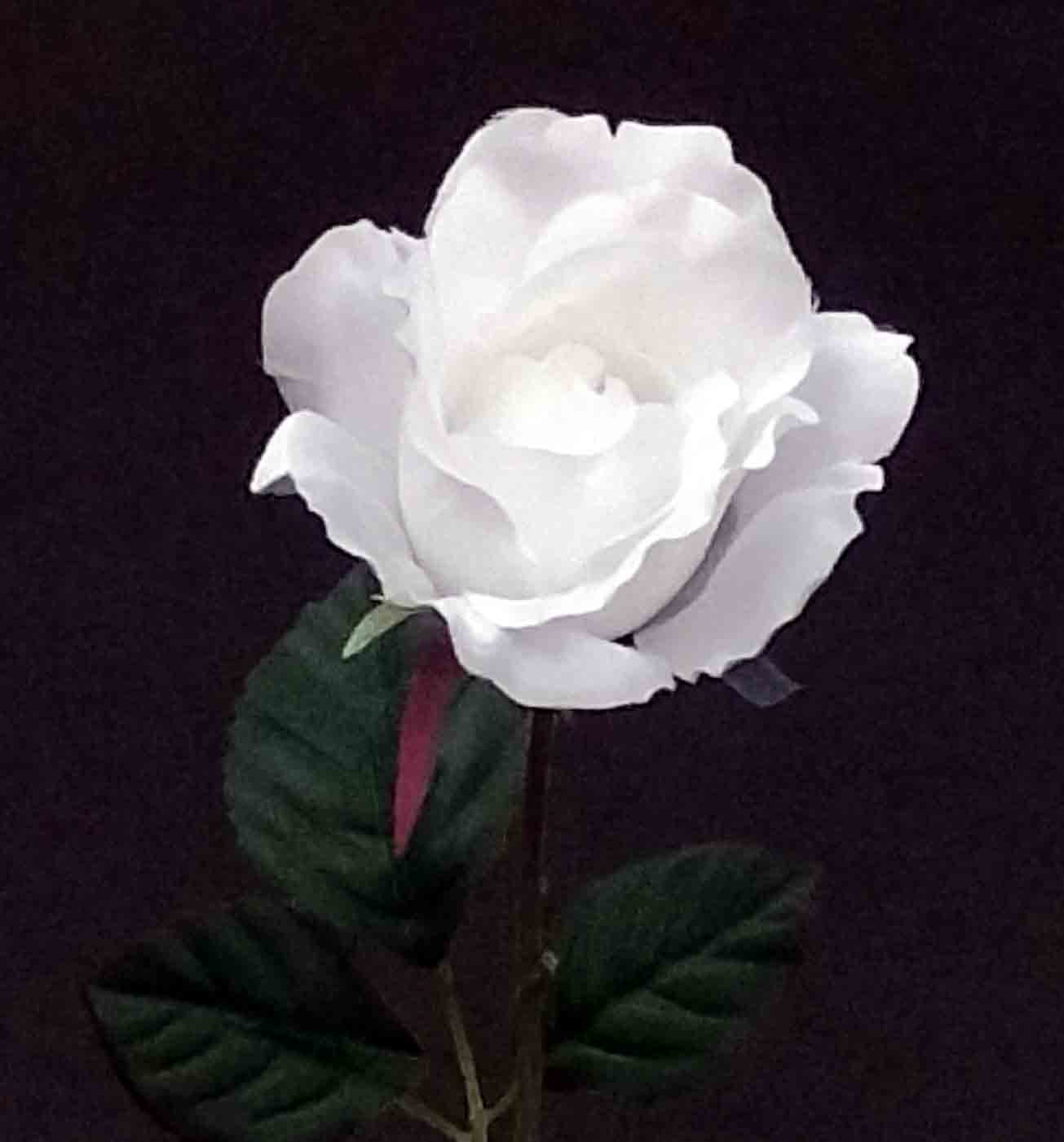 R18 - 17" Single Satin Rose - 1.20 ea