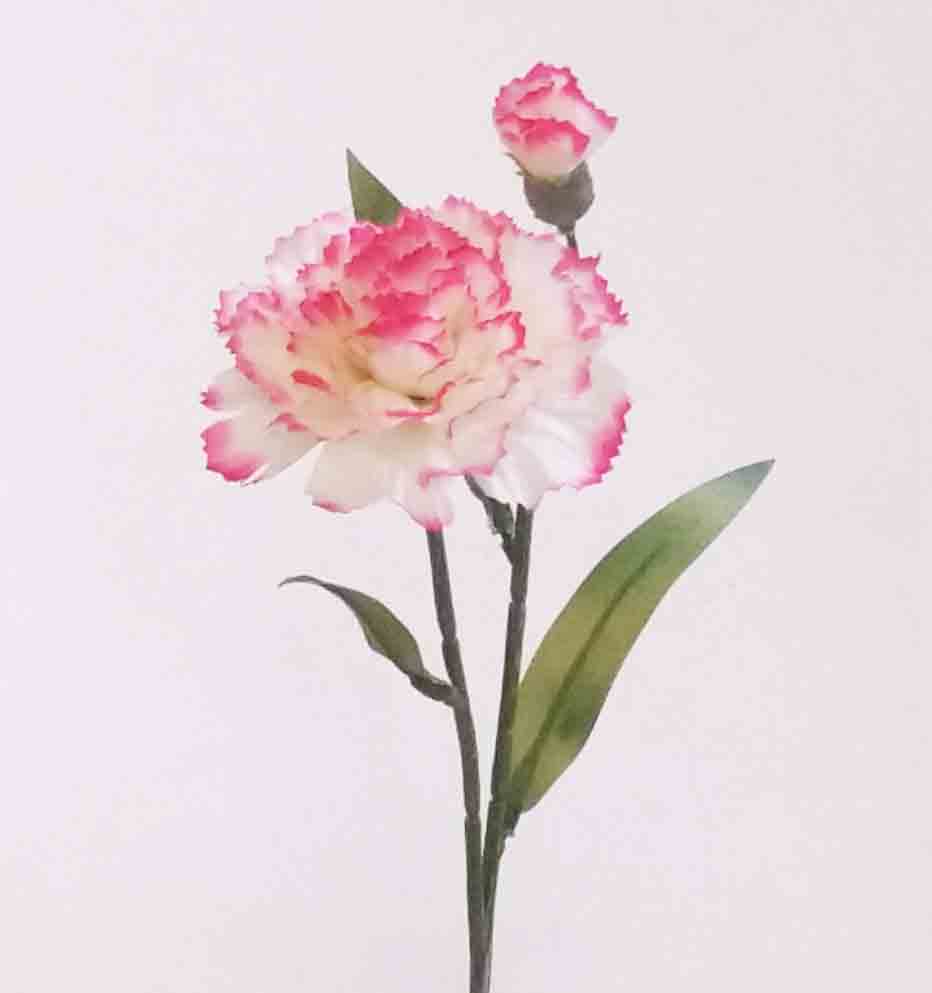 C953 - 15" Carnation Stem with Bud - 1.25 ea, .95/48