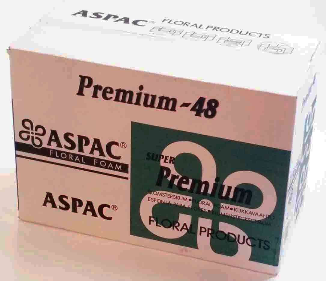 1748 - ASPAC Premium Floral Foam - 53.00 case of 48
