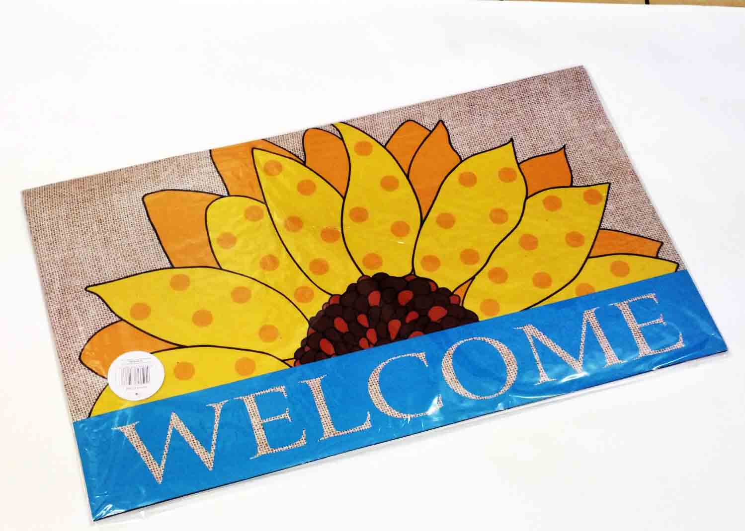 9750 - 18 x 29.5" Sunflower "Welcome" Door Mat - 10.75 ea