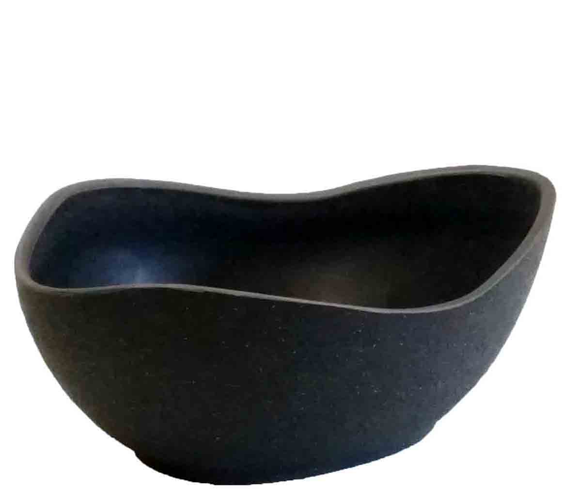 C500 - 11.5" Black Oval Planter - 12.95 ea, 12.25/6