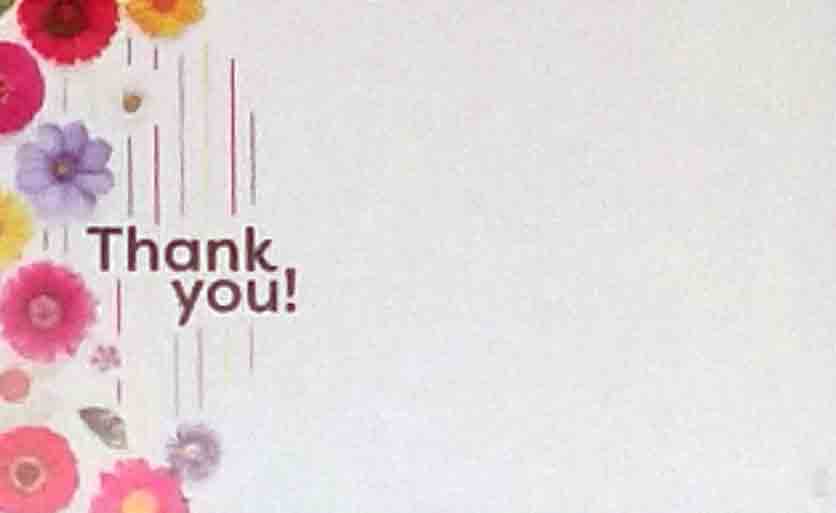 AC5192 - Thank You - 2.45 pkg, 2.25/10