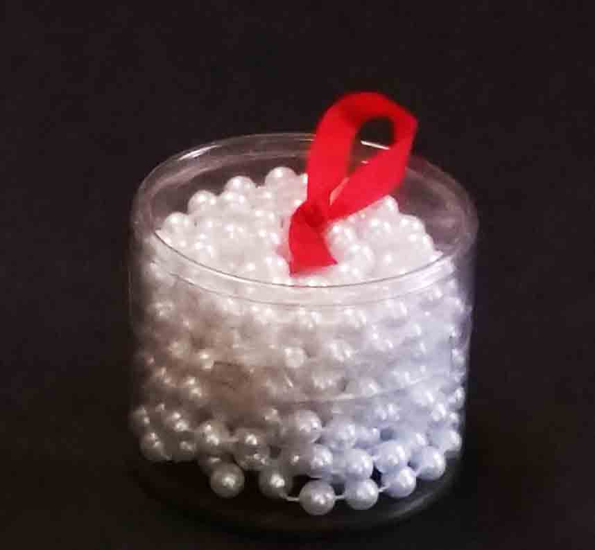 WA85 - 6mm Pearl Strand in a Tube - 1.50 ea, 1.25/12