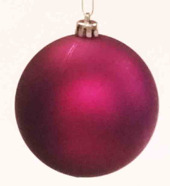 X981 - 3" Matte Purple Hanging Ball - .95 ea, .75/24