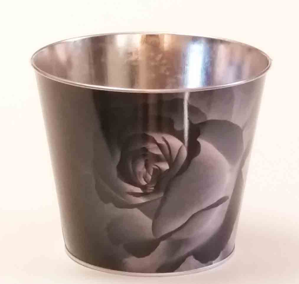 M6 - 6.5" Metal Pot with Liner - 3.95 ea, 3.50/48 -