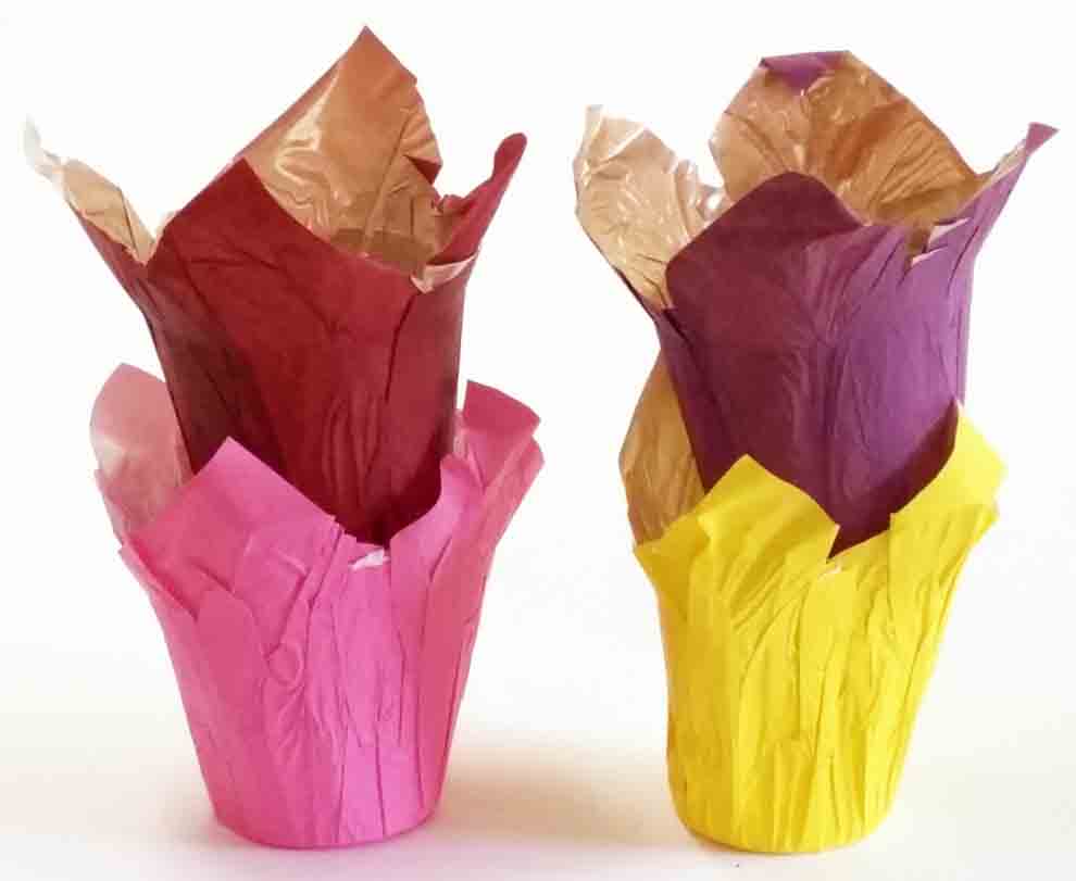 4102 - 4.5" Kraft Pot Cover - .50 ea