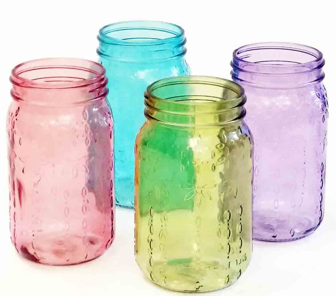 GC3293 - 6.5" Glass Vintage Jar - 3.25 ea, 2.90/24
