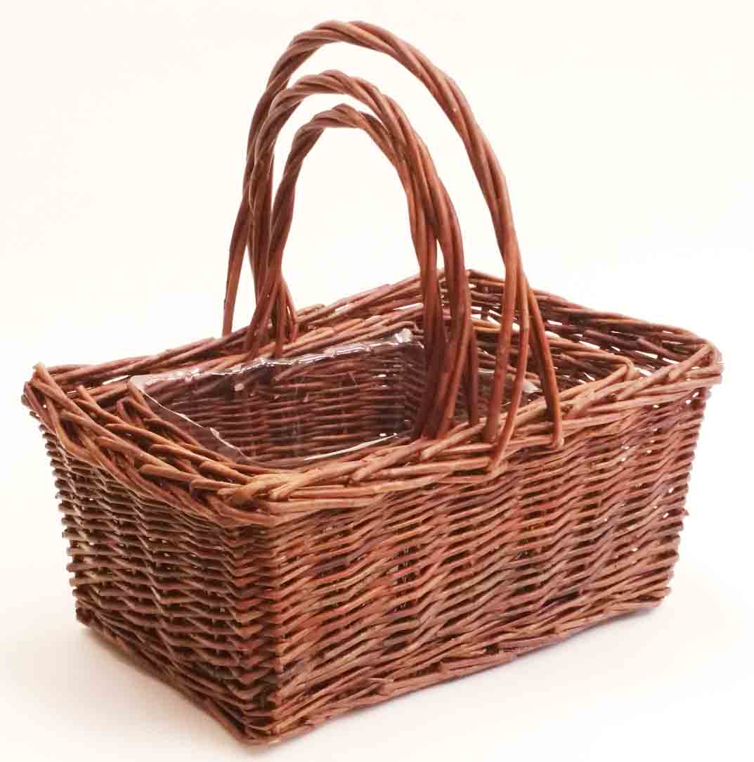 8506 - Rectangular Baskets - 32.95 set of 3