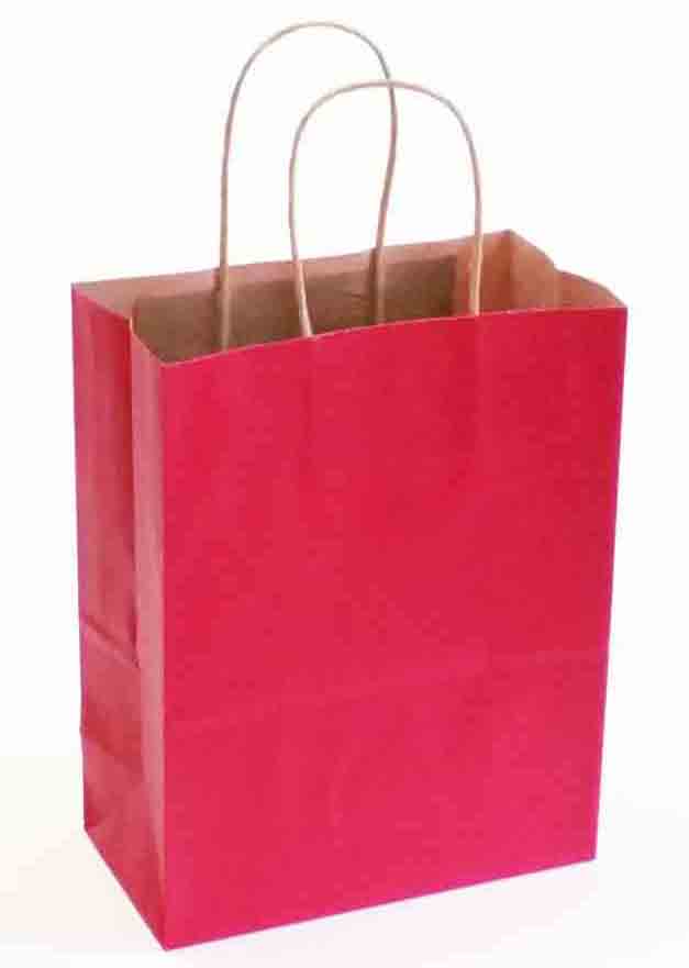 10513 - 10x15x13" Red Paper Shopping Bag - .75 ea, .50/12