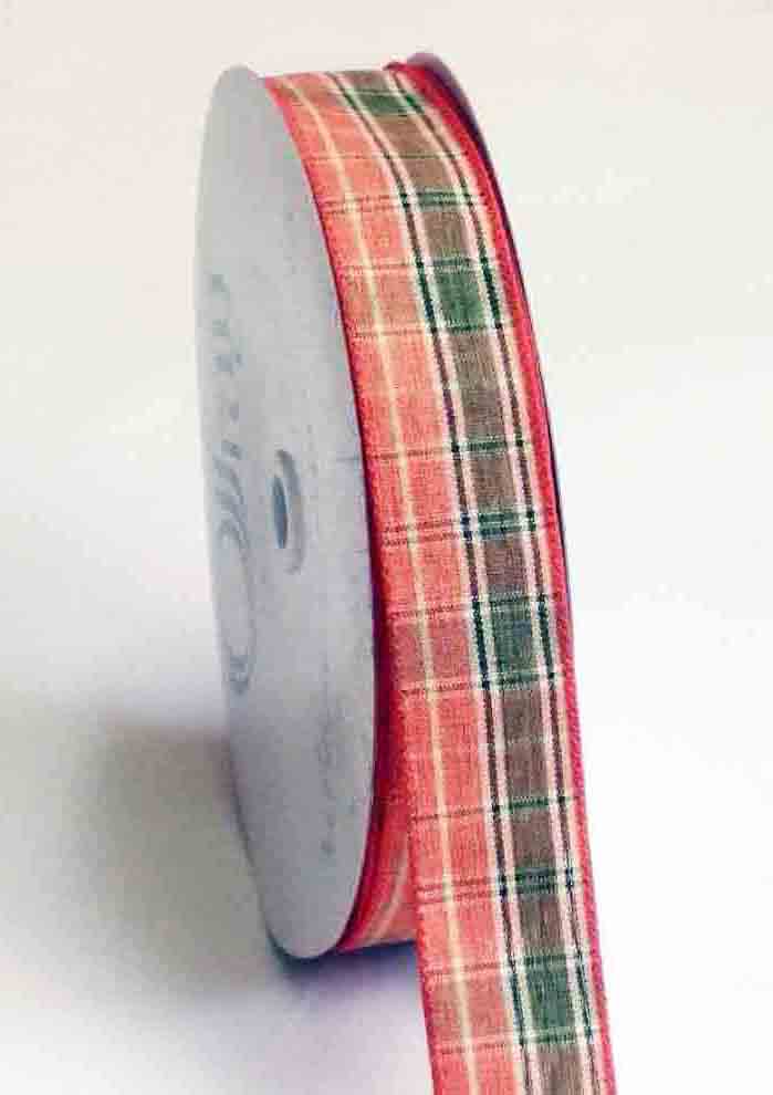 7345 - 1.5"  x 50 yds Wired Lamar Plaid - 14.95 bolt