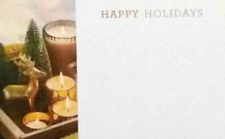 AC4991 - Happy Holidays - 2.45 pkg, 2.25/10