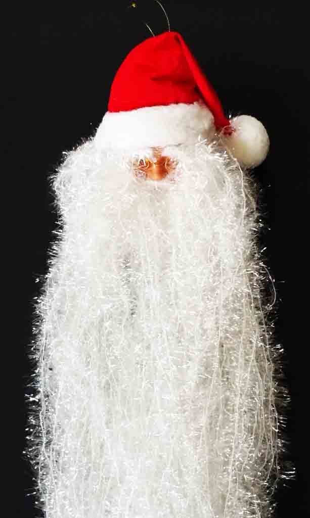 X549 - 6" Santa head with 27" Beard - 13.50 ea