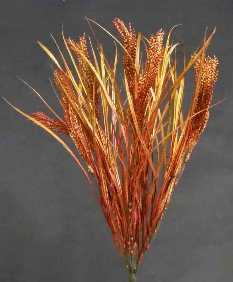 GB47 - 18" Plastic Grass/Wheat Bush - 3.25 ea, 2.75/12