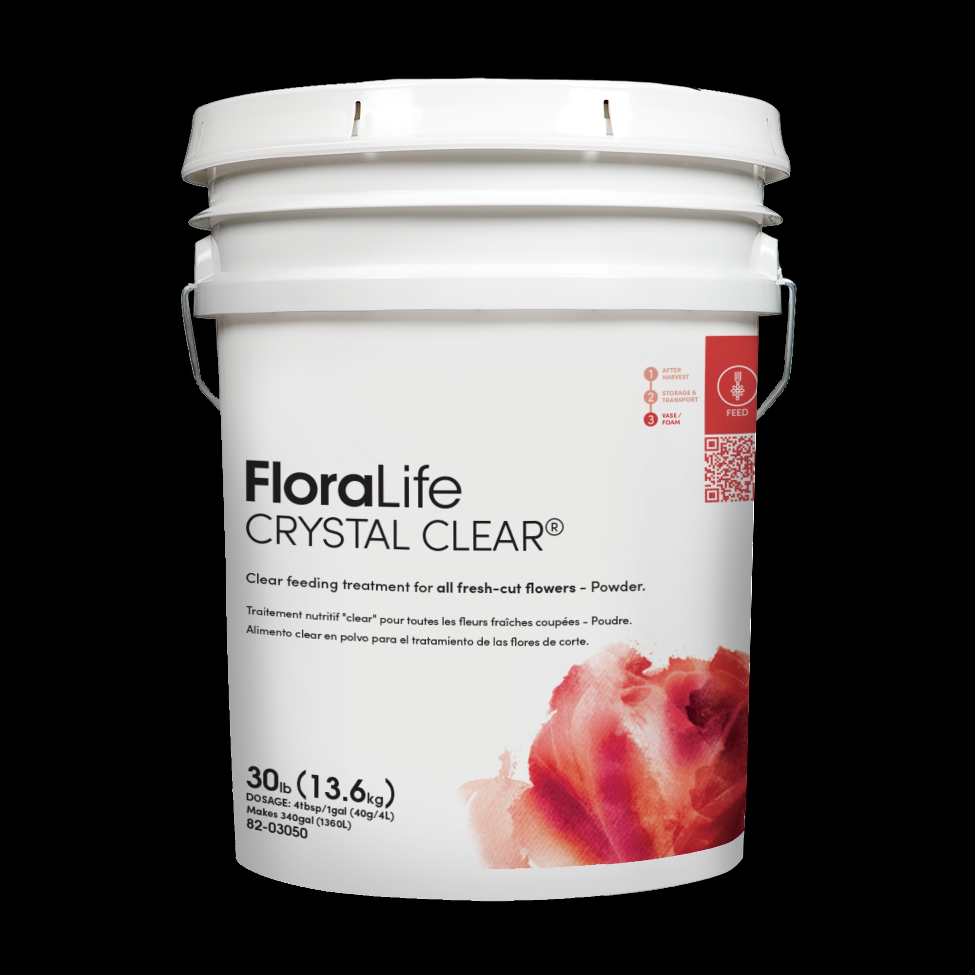 8017 - Floralife Crystal Clear - 30 lb -  161.25 ea