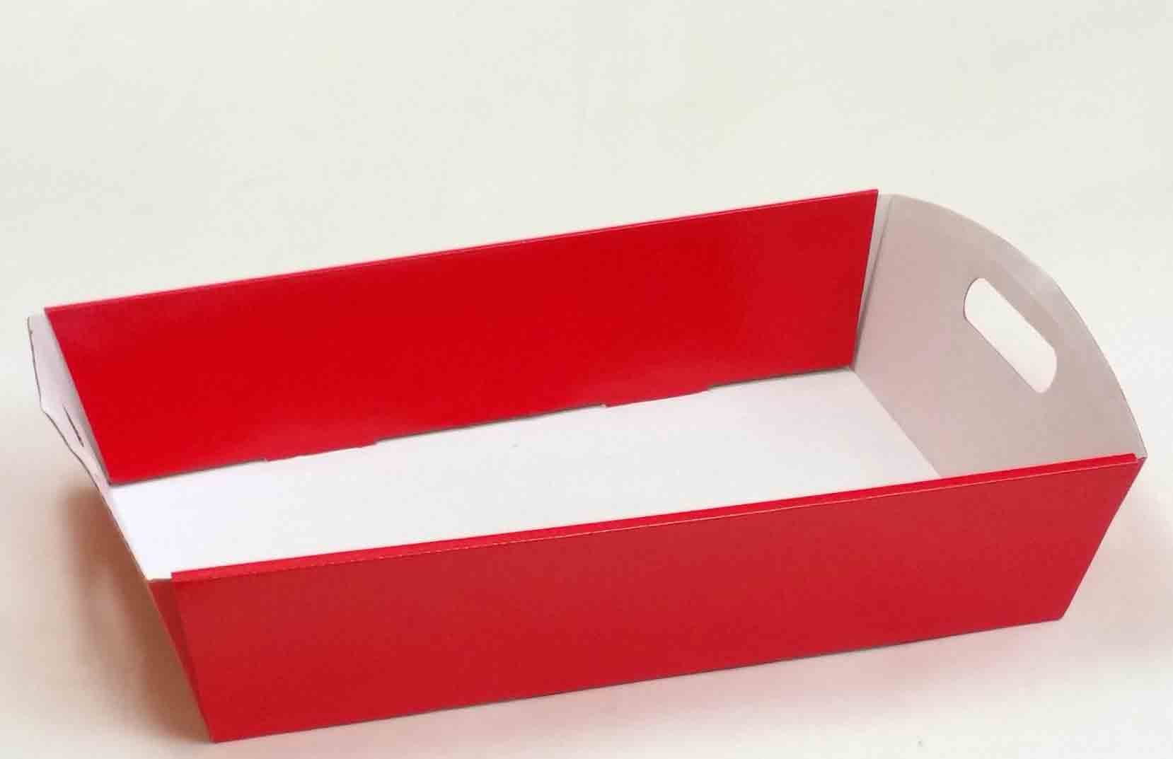 5951 - Red - Kraft Hamper Tray - 2.00 ea, 1.80/25