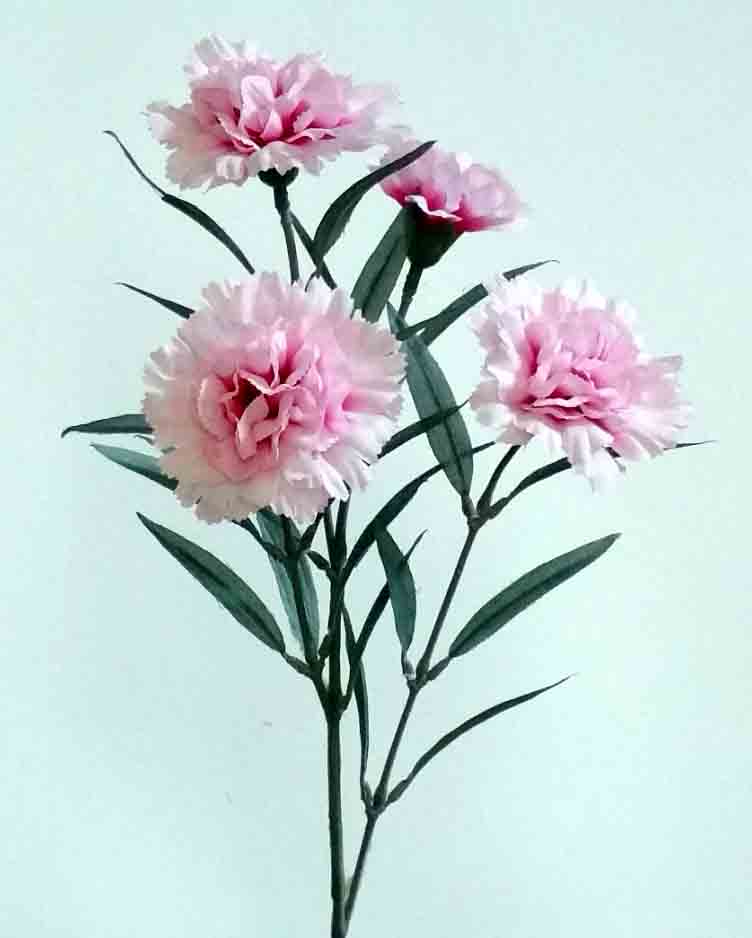 CS4 - 18" Pink Carnation Spray x 4 - 3.85 ea, 3.50/24