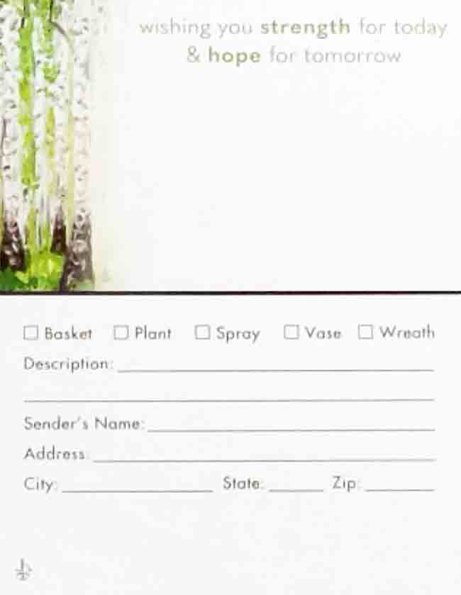 AC5175 - Wishing You Strength for - 2.45 pkg, 2.25/10