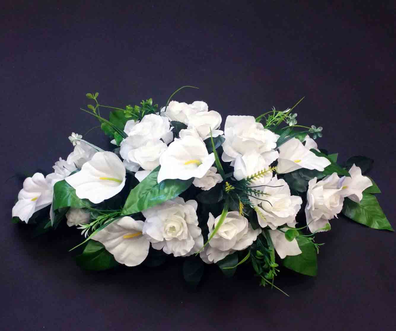 1230 - 30" White Floral Centerpiece - 29.85 ea