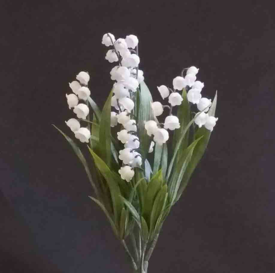 LB5 - 12" White Lily of the Valley Bush - 4.85 ea, 4.50/12