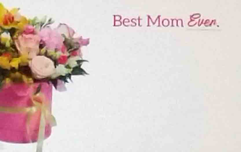 AC5174 - Best Mom Ever - 2.45 pkg, 2.25/10