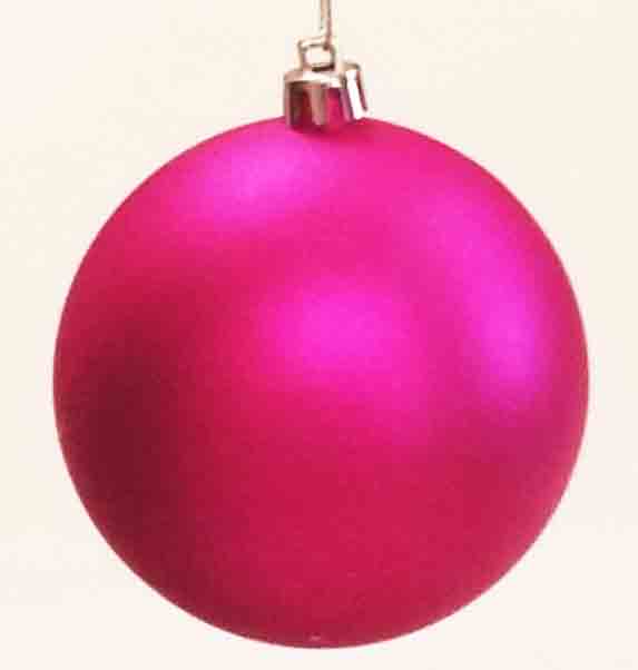 X981 - 3" Matte Fushia Hanging Ball - .99 ea, .79/24