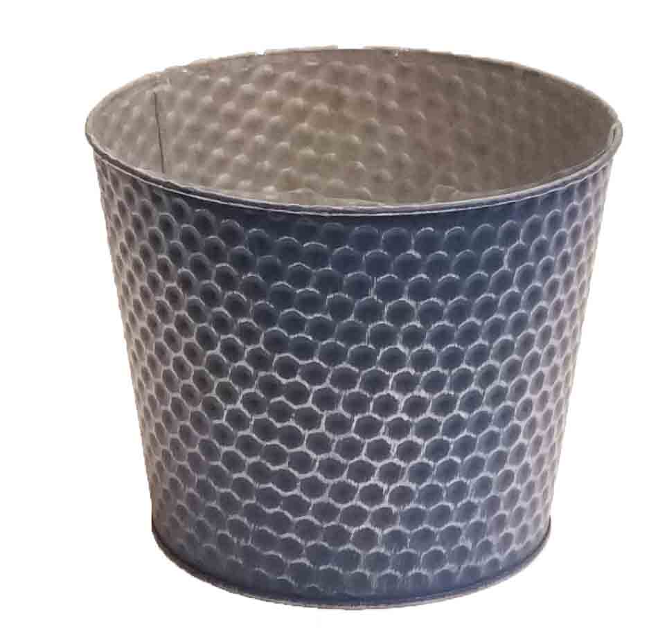 M1230 - 6.75" Metal Honeycomb Pot - 6.50 ea, 6.25/12
