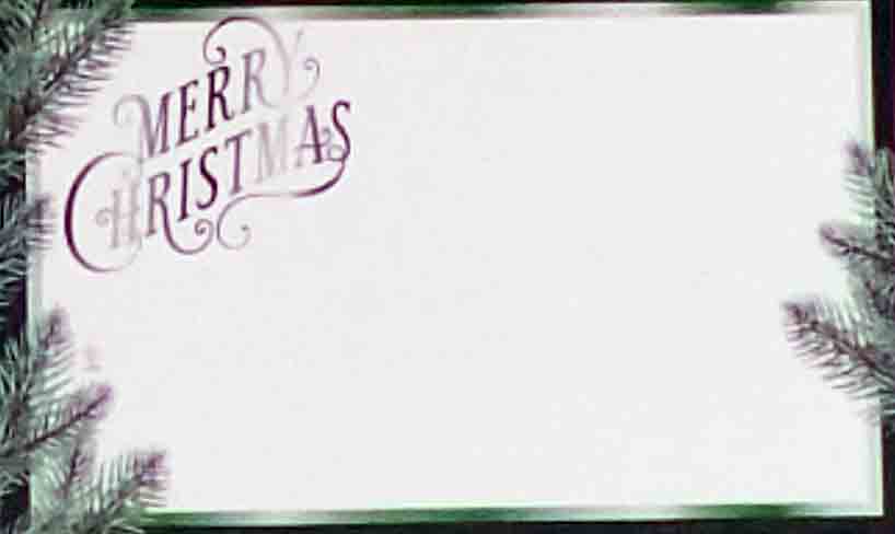 AC5168 - Merry Christmas - 2.45 pkg, 2.25/10