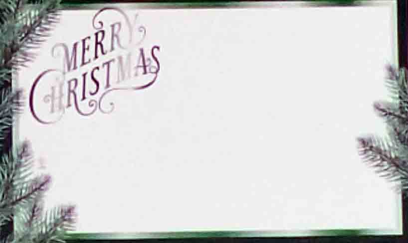 AC5168 - Merry Christmas - 2.35 pkg, 2.15/10