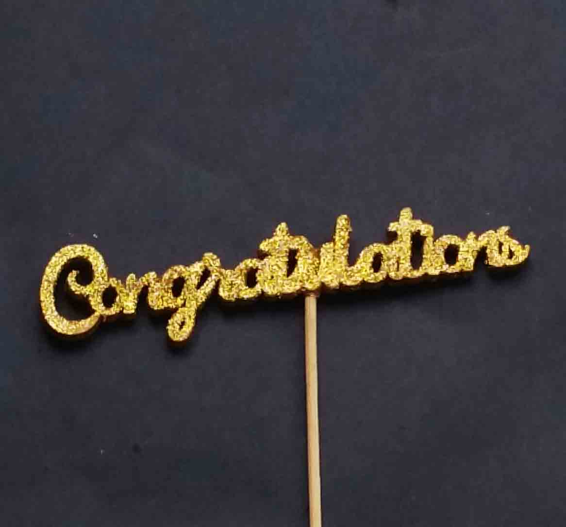 6102 - 5.5" Congratulations Pick - .75 ea, .60/12