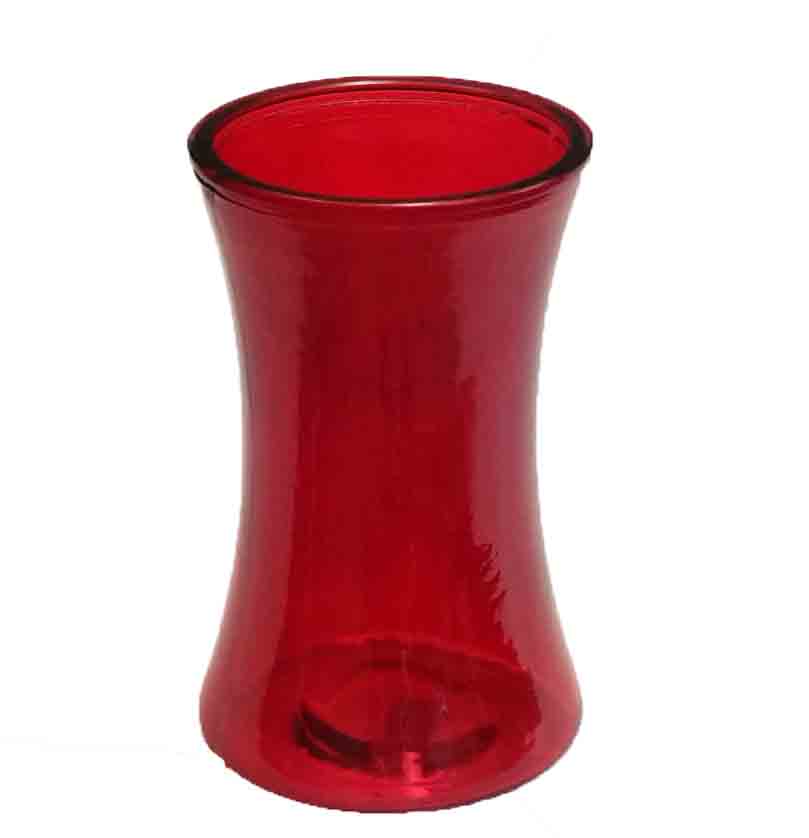 GC145 - 8" Red Gathering Vase - 4.95 ea, 4.75/12