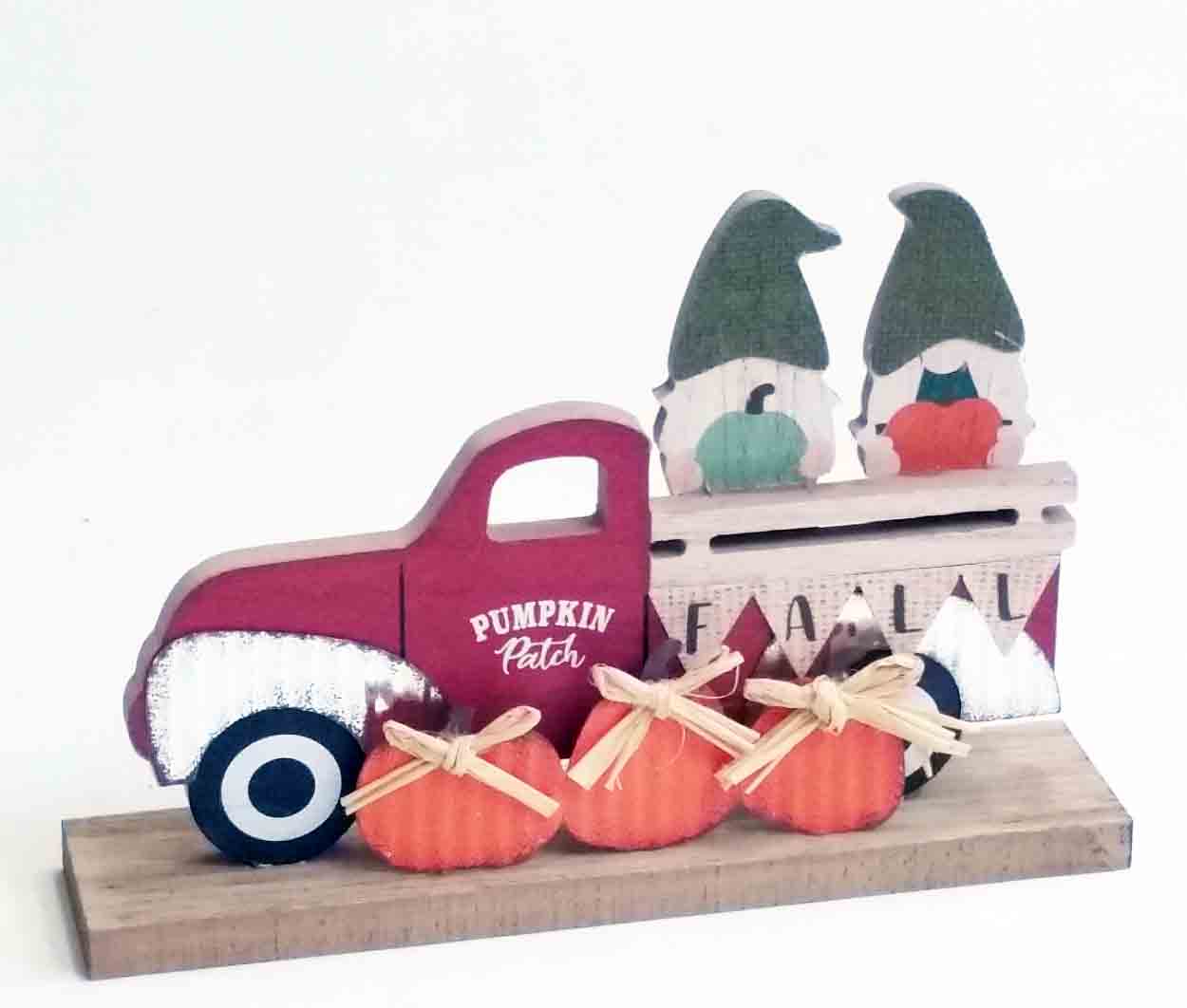 9383 - 9" Pick-up Truck with Gnomes - 10.95 ea