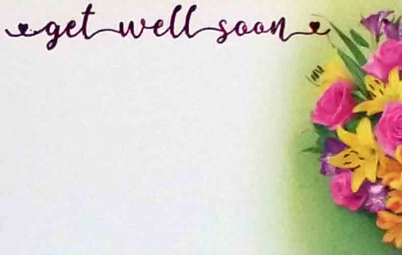 SP0665 - Get Well Soon - 2.45 pkg, 2.25/10