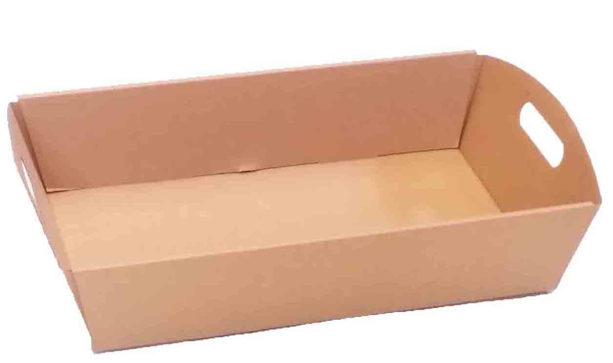 5951 - Natural - Kraft Hamper Tray - 2.00 ea, 1.80/25