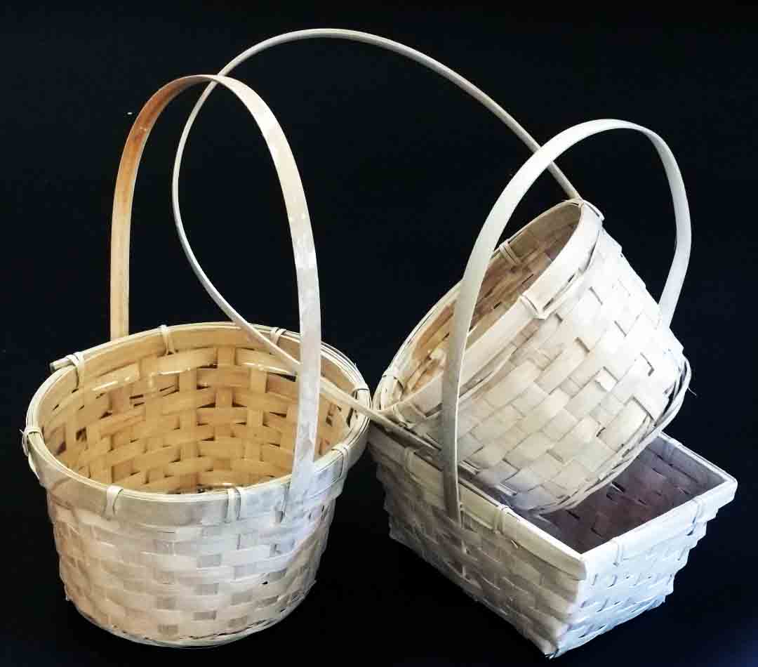 Operitacx Rattan Vase Flower Basket Wicker Planters Bamboo Woven Fish Creel  Basket Farmhouse Dried Flower Holder Storage Basket for Flower Arrangement  Home Decor : : Home