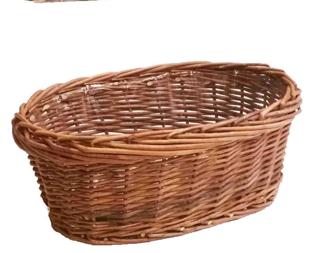 8501 - 6 x 10 x 15" Oval Rustic Basket - 11.85 ea